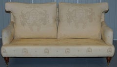 Andrew Martin Howard Style Sofa with Royal Magna Carta Upholstery