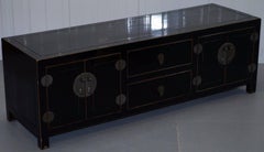 Stunning Chinese Ethnic Elements Hangzhou Television Stand Sideboard