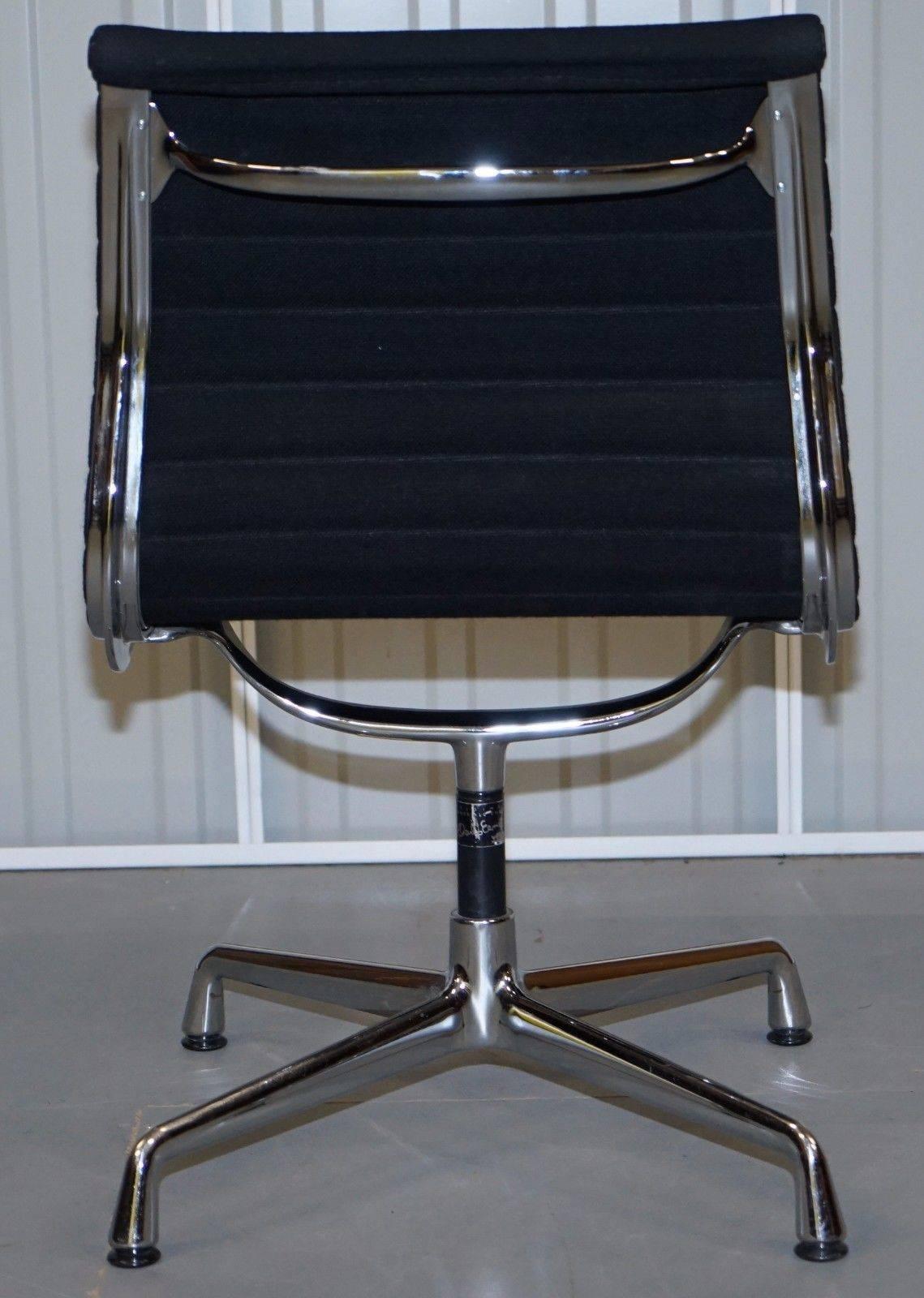 Italian Original EA101 Vitra Eames Black Hopsak Office Conference Chair