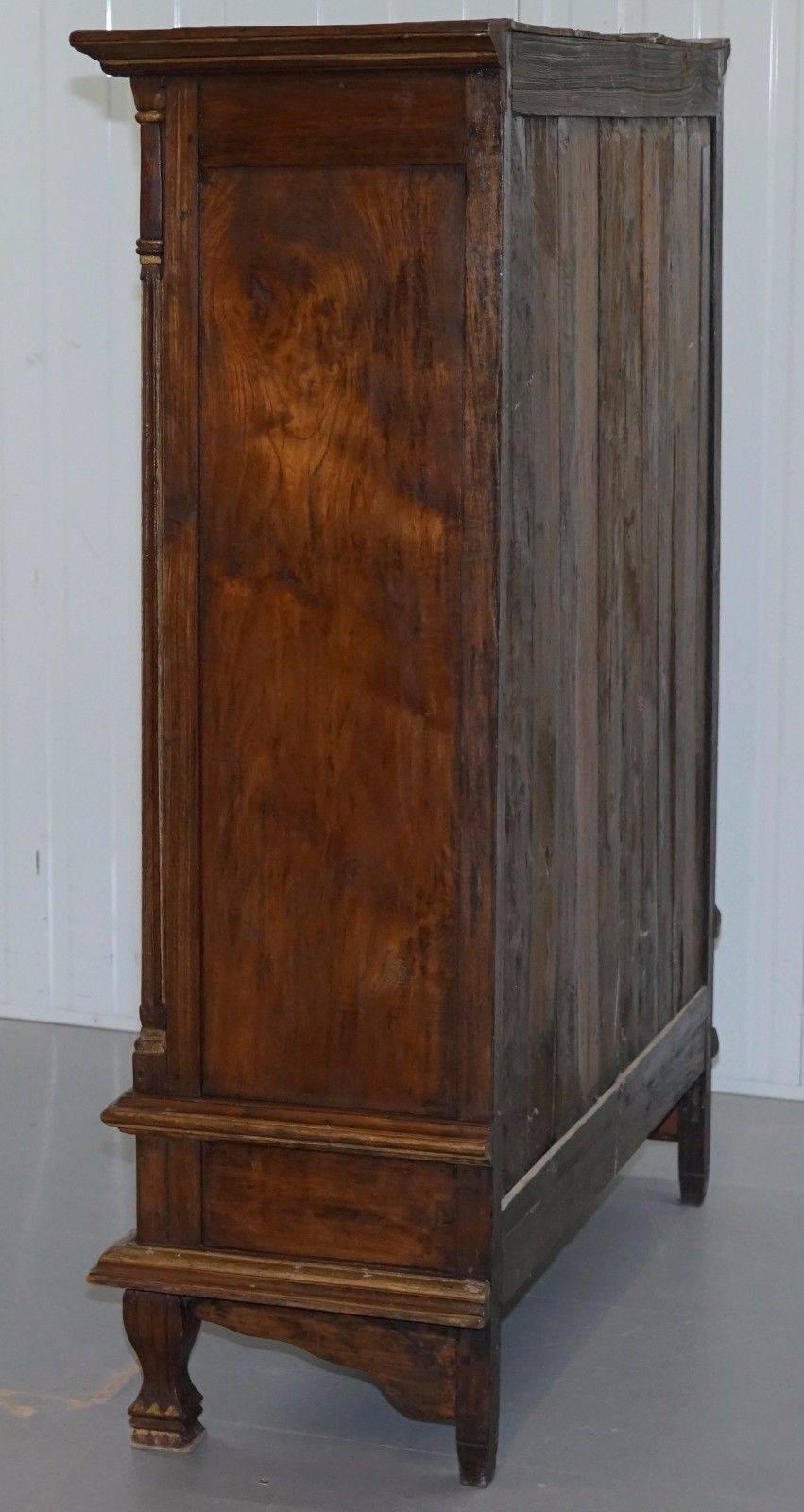 Stunning Hand-Carved Antique French Louis 18th-19th Century Bookcase Cabinet 4