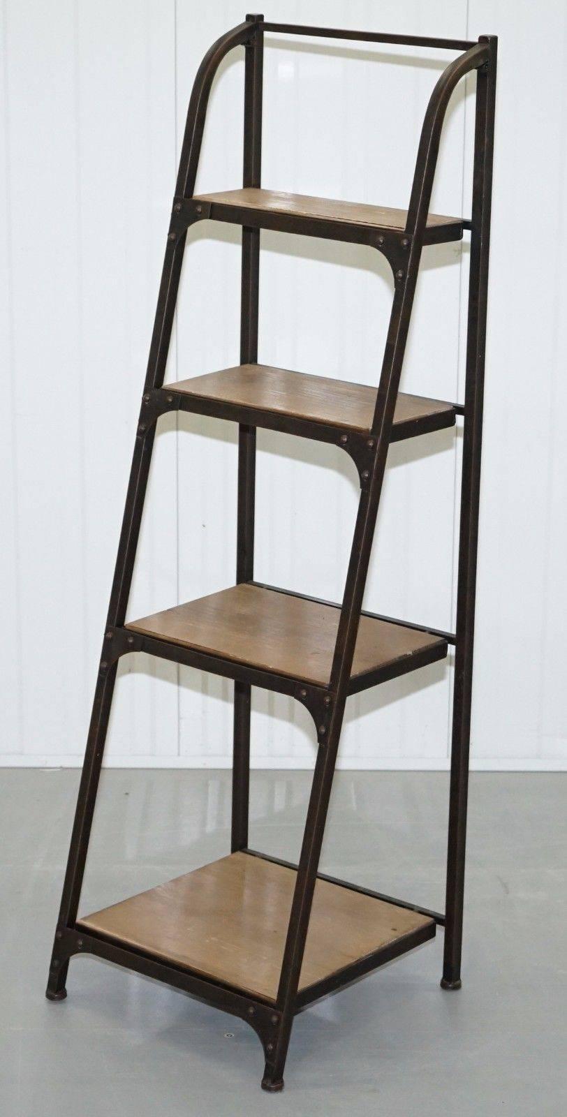 industrial ladder shelves