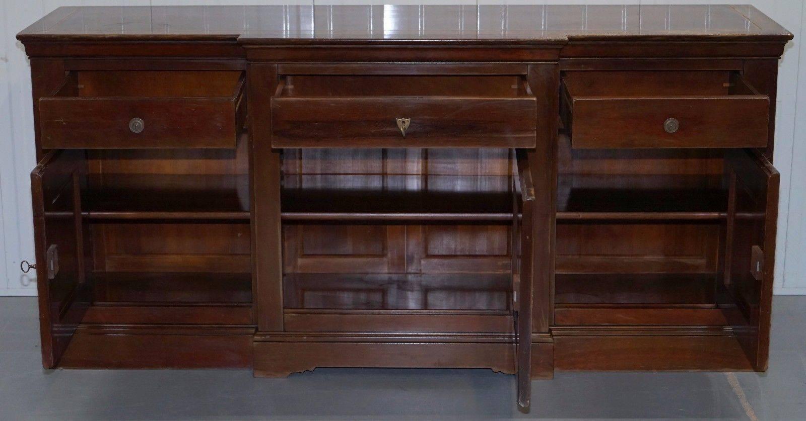 French Lovely Vintage Distressed Grange Furniture Cherrywood Sideboard