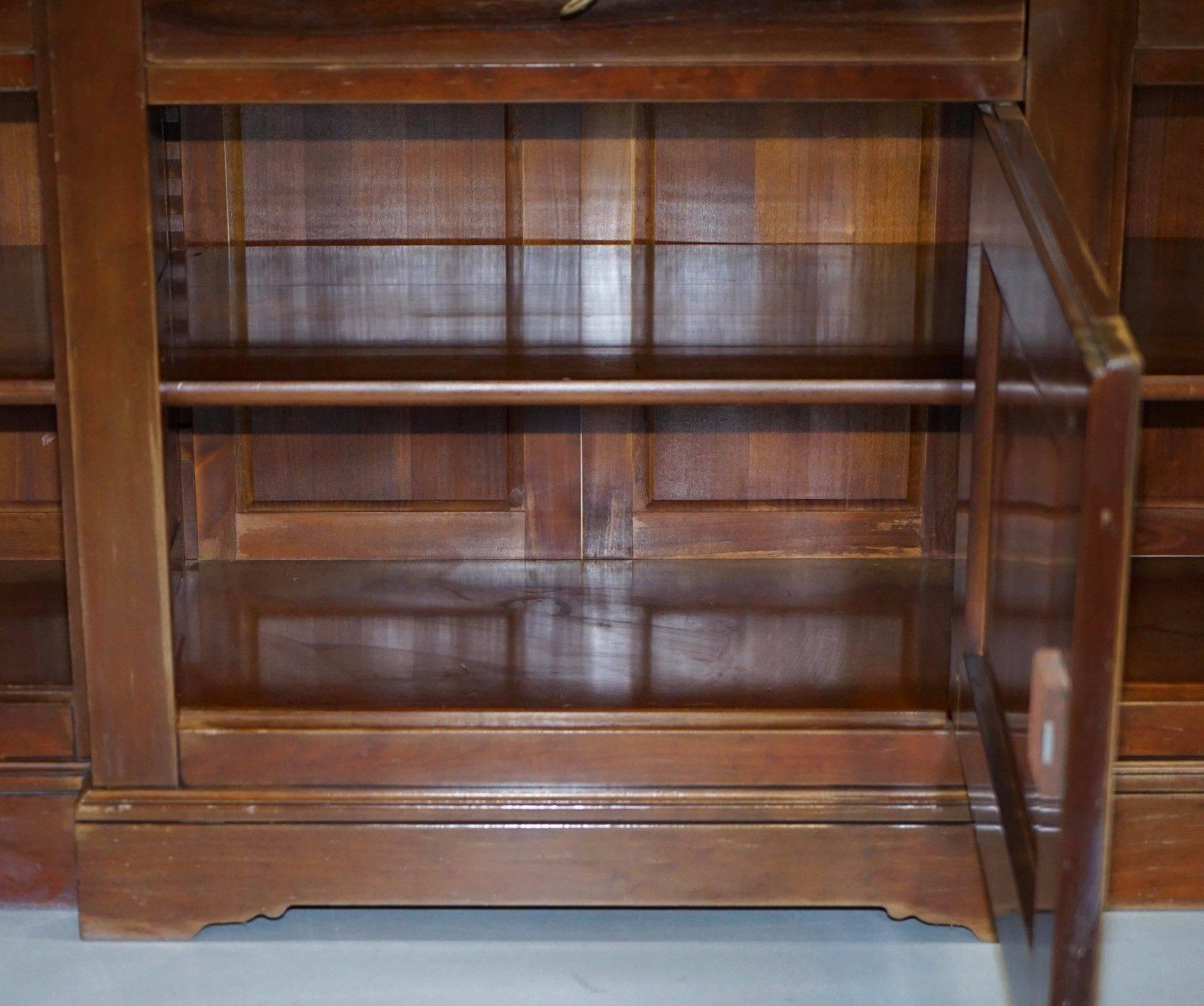 Hand-Crafted Lovely Vintage Distressed Grange Furniture Cherrywood Sideboard