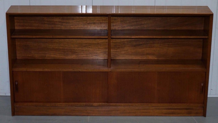 Gibbs Handmade In England Light Mahogany Dwarf Open Bookcase With