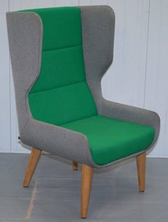 Pair of Naughtone Hush High Wing Back Armchairs Super Contemporary