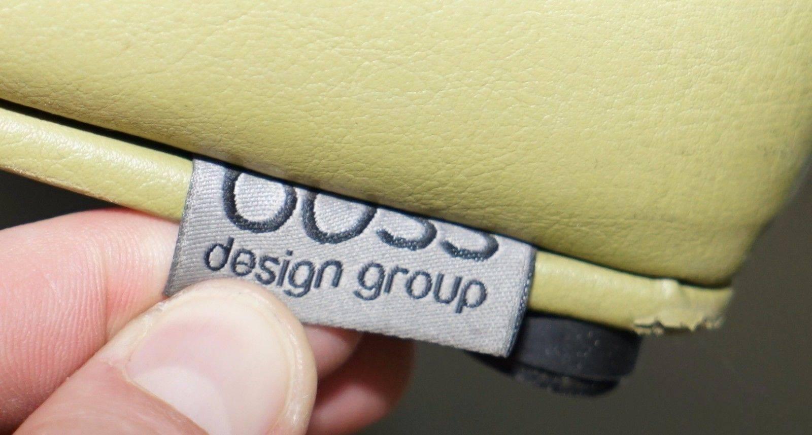 1 von 6 Boss Design Hocker aus Leder mit Kapuze Modulares zeitgenössisches Design (Britisch) im Angebot