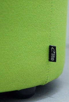 Pair of Elite Lime Green Segment Stools Great Contemporary Bench Pieces