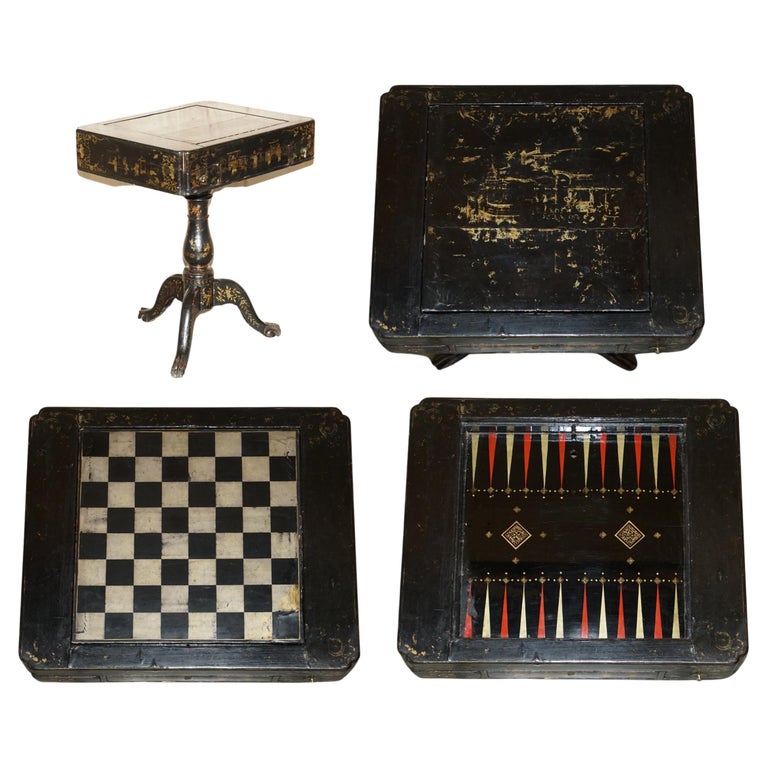 Chess Set No. 243, Chestnut Leather Game