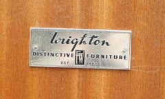 FINE ART DECO CIRCA 1930-1950 WRIGHTON FURNITURE BURR WALNUT WARDROBE PART SUITe
