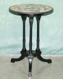 FINE ANTIQUE VICTORIAN AESTHETIC MOVEMENT SPECIMIN MARBLE OCCASIONAL SiDE TABLE