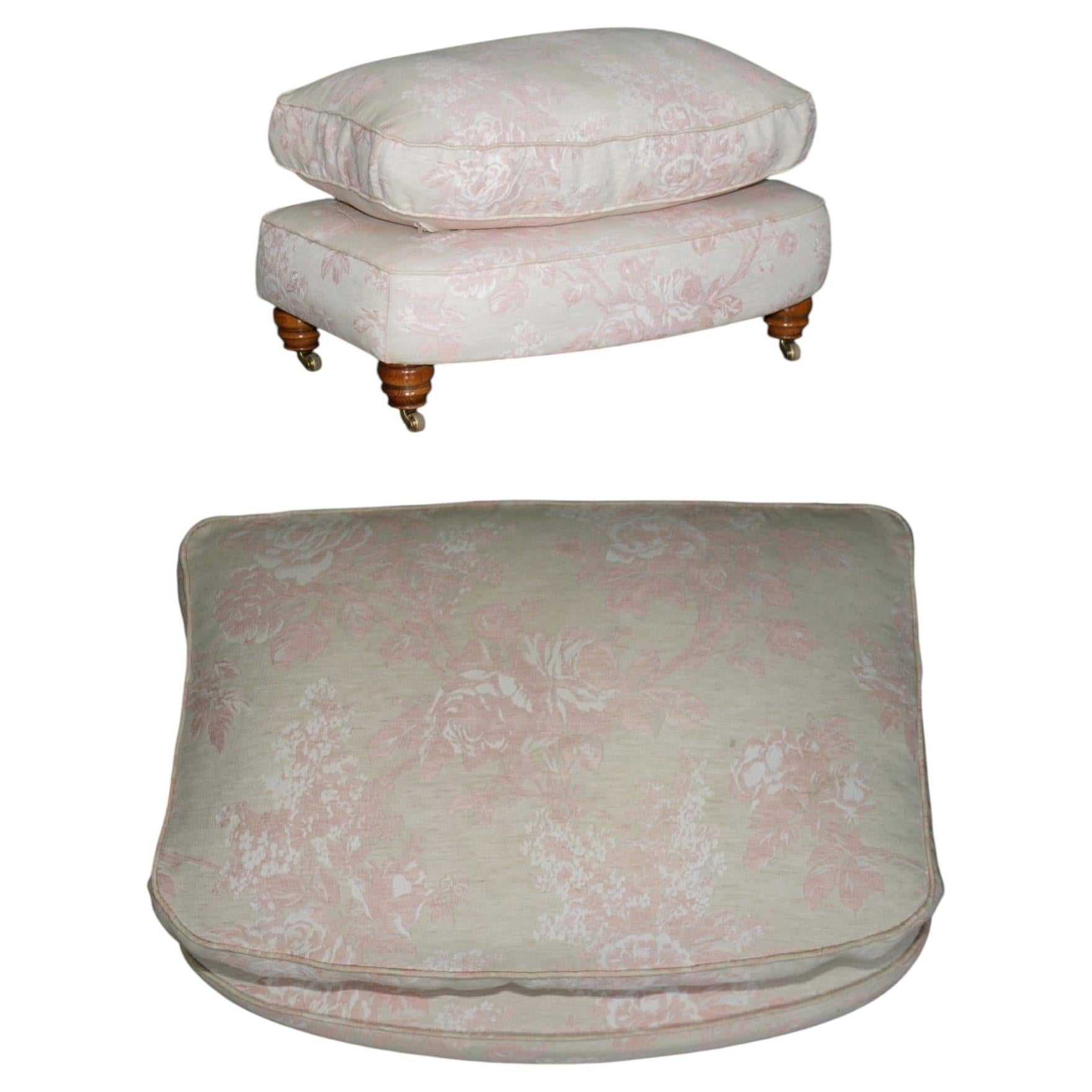 Pouf confortable en forme de serpentine, rembourré de plumes, grand modèle pour deux personnes en vente