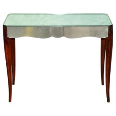 DECORATiVE VENITIAN BEVELLED GLASS DRESSING VANITY CONSOLE TABLE DESK DRAWERS