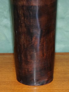 ViNTAGE COPPERED AND BRONZED CYCLINDRICAL UMBRELLA OR DISPLAY SPOT STAND