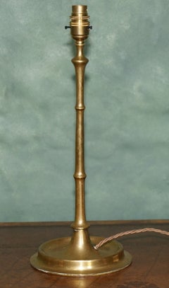 FiNE TALL ANTIQUE 1900'S ENGLISH BRASS TABLE LAMP THAT HAS BEEN FULLY RESTORED