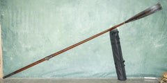 LARGE CAMBRIDGE UNIVERSITY PAiNTED ROWING OAR LENT BUMPS 1899 CREW MEMORABILIA