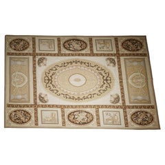 Panneau de tapisserie tissée de style néoclassique « Grand Tour », 280 cm x 180 cm, motifs romains et grecs