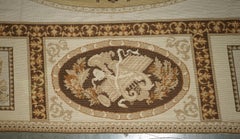 Panneau de tapisserie tissée de style néoclassique « Grand Tour », 280 cm x 180 cm, motifs romains et grecs