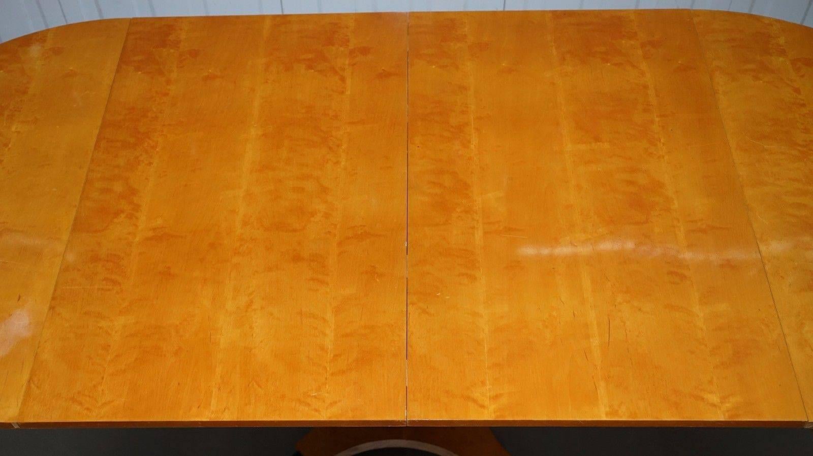 Rare Height Adjustable Extending Biedermeier Dining Table Swedish Victorian 2