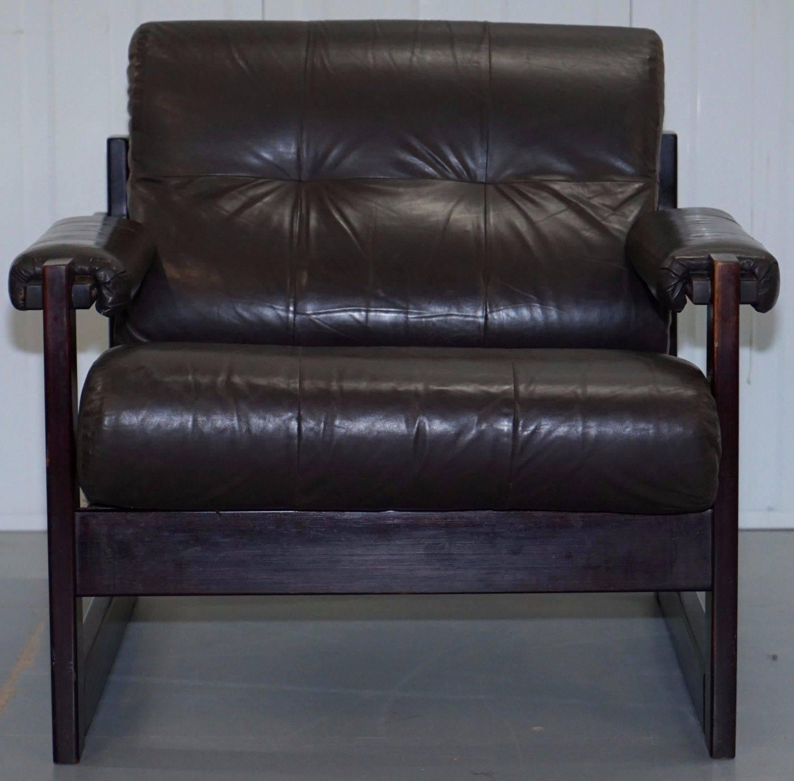 Wimbledon-Furniture

We are delighted to offer for sale this stunning pair of Brazilian wood 1975 Percavil Lafer S1 Jacaranda brown leather sling armchairs

Please note the delivery fee listed is just a guide, for an accurate quote please send me