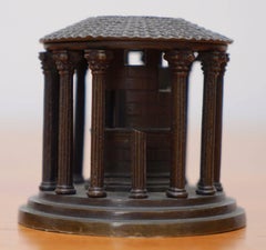 Lovely circa 1870 Solid Bronze Grand Tour Model of the Temple of Vesta Rome