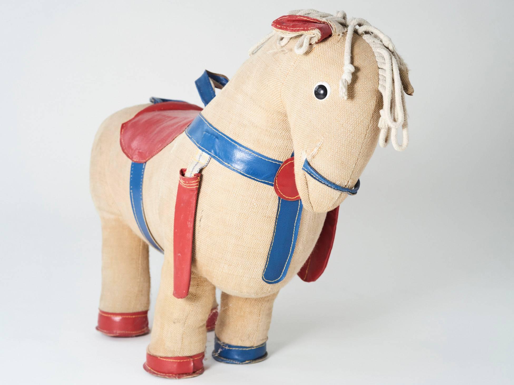 Horse by Renate Müller Therapeutic Toy In Distressed Condition In Krefeld, DE