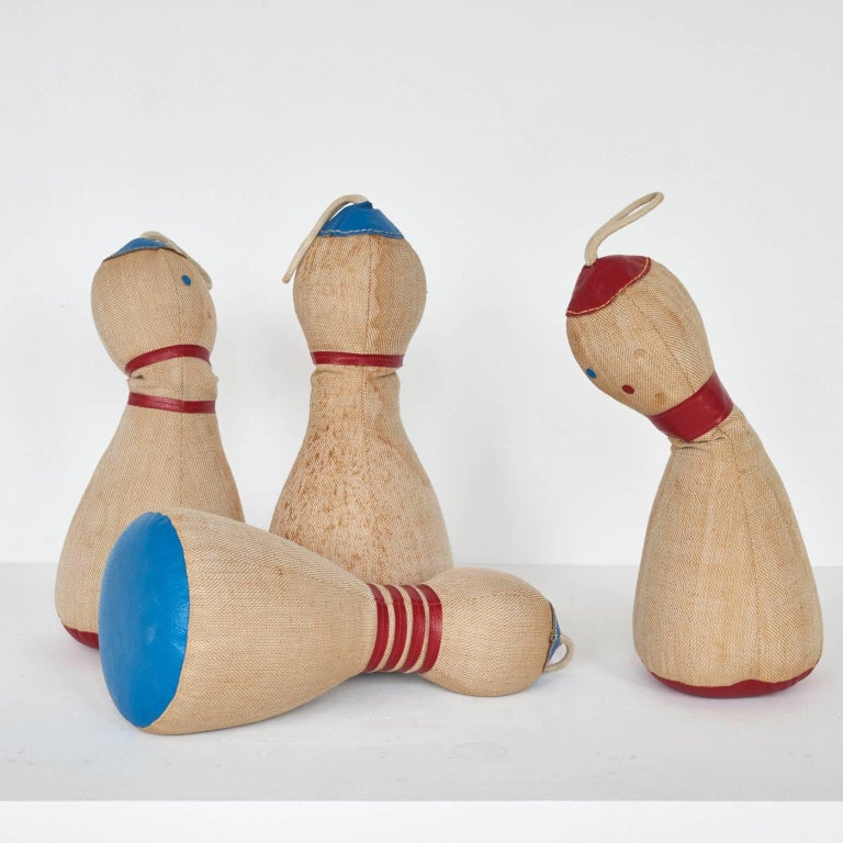 Vintage Therapeutic Toys by Renate Müller, Four Skittles For Sale at