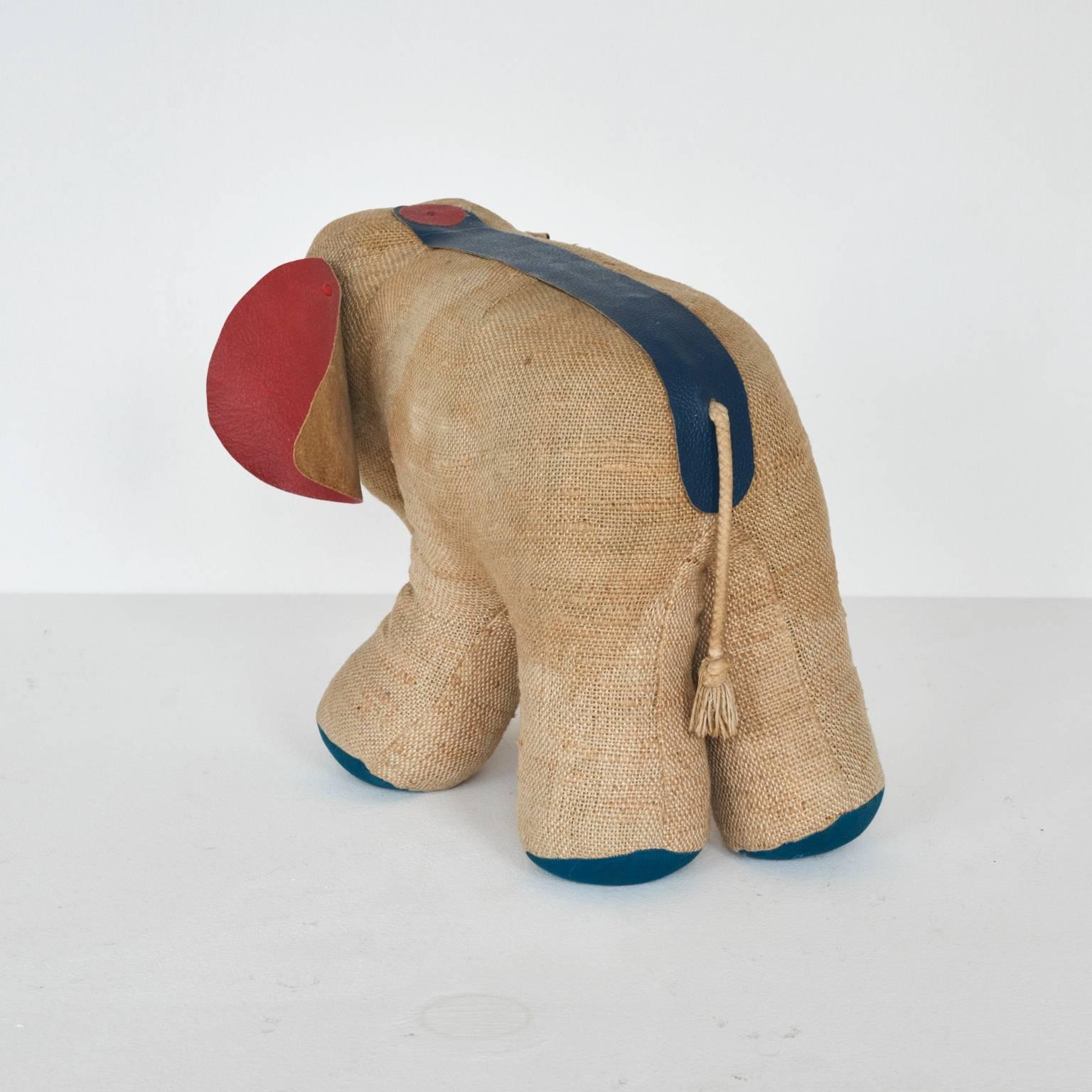 Elephant, Therapeutic toy created 1968 by Renate Müller in Sonneberg, pictured in the book “Renate Müller Toys and Design”, p.40. It is the bigger execution, in 1968 Renate Müller created two sizes for the elephant.