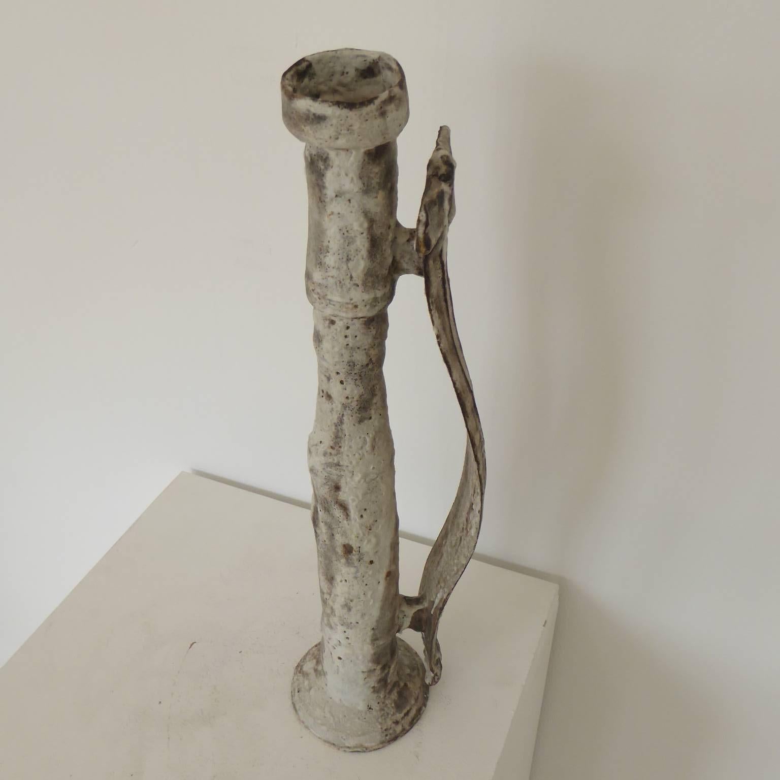 Late 20th Century Tall Sculptural Ceramic Jug by Colin Gory