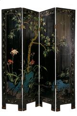 French Chinoiserie Screen, Paris, 1920s