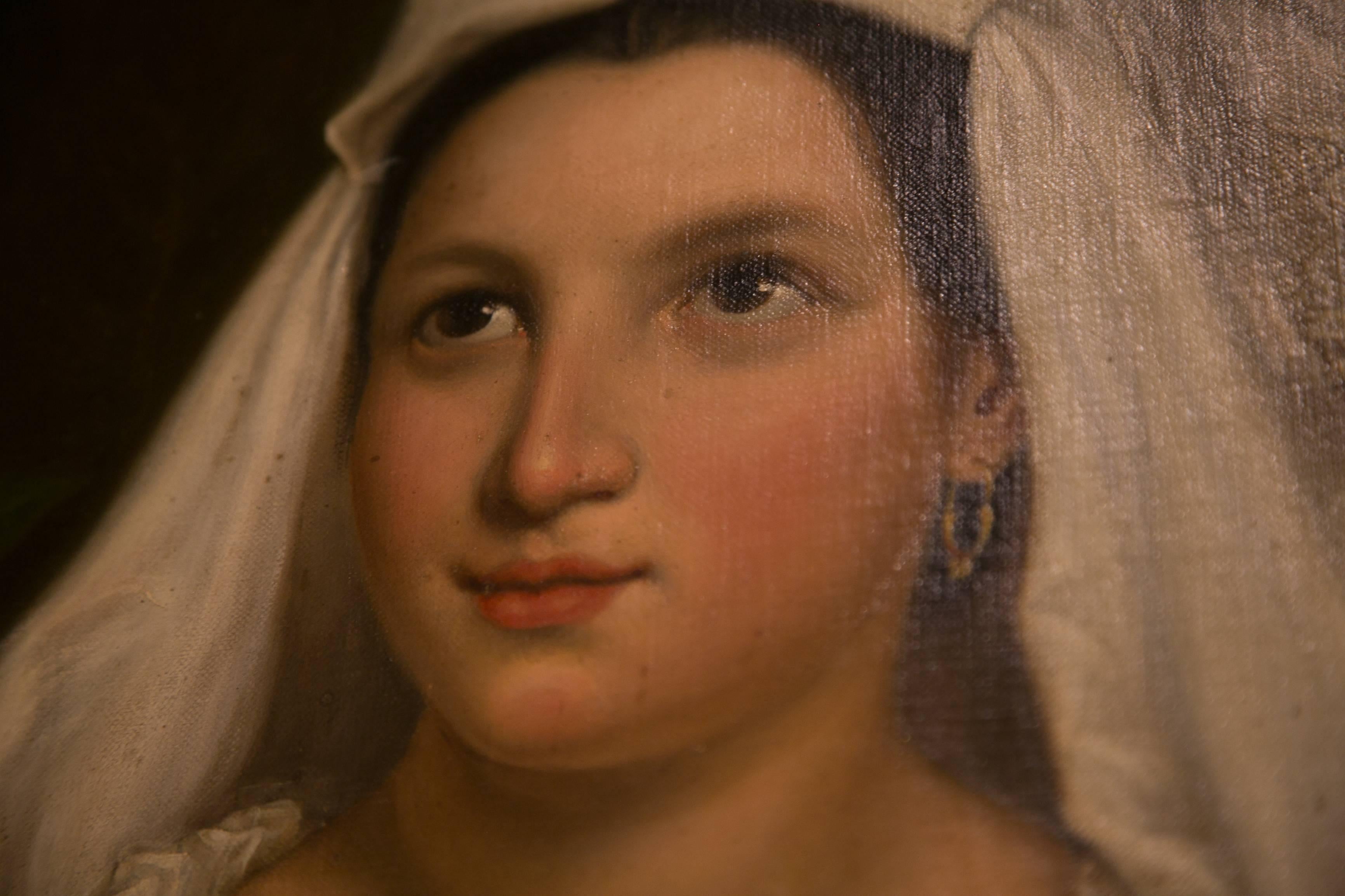 Mid-19th Century Enchanting Portrait of 