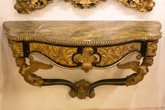 French Console Table and Mirror, 1800s