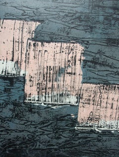 Sakura Squared, Double Sided Concrete Tactile Wall Sculpture, 2012