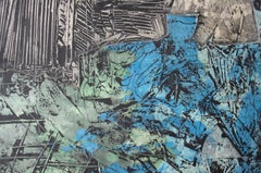 Boy and His Dog, Double Sided Concrete Tactile Wall Sculpture, 2014