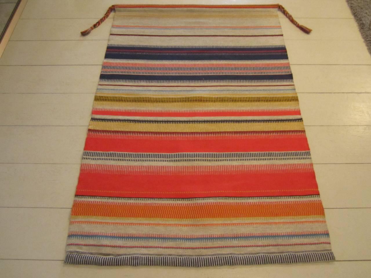 Striped Flat-Weave 