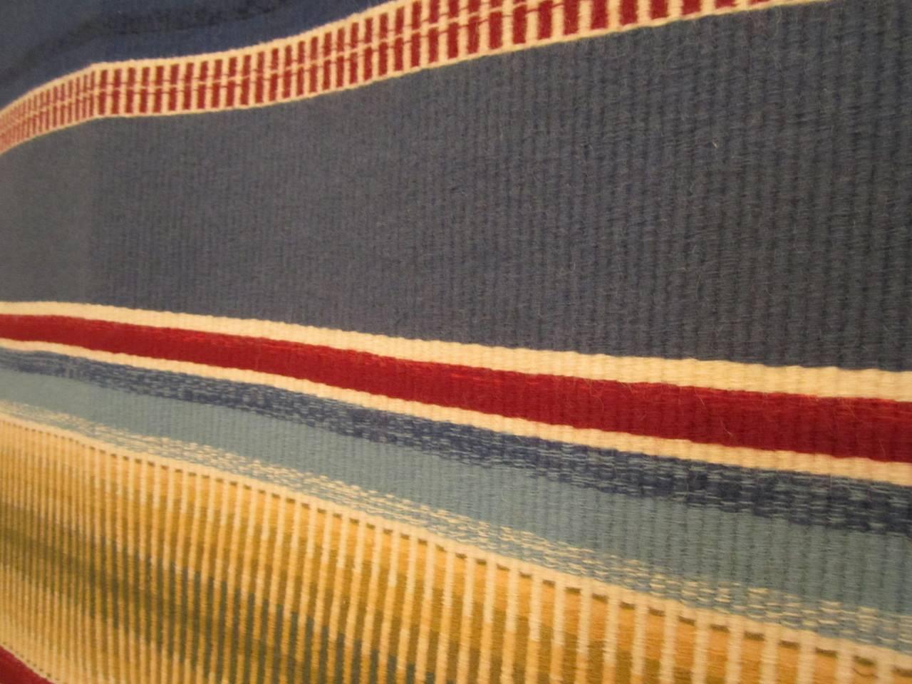 Wool Big Light Scandinavian Raanu Tapestry For Sale