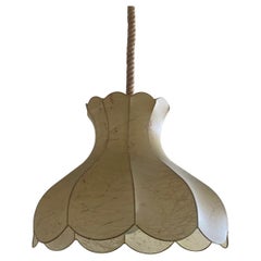Grande lampe suspendue Cocoon Bell par Goldkant, années 1960, Castiglioni, style Flos