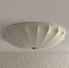 Large Cocoon Flush Mount by Friedel Wauer for Goldkant, Castiglioni, Flos Style