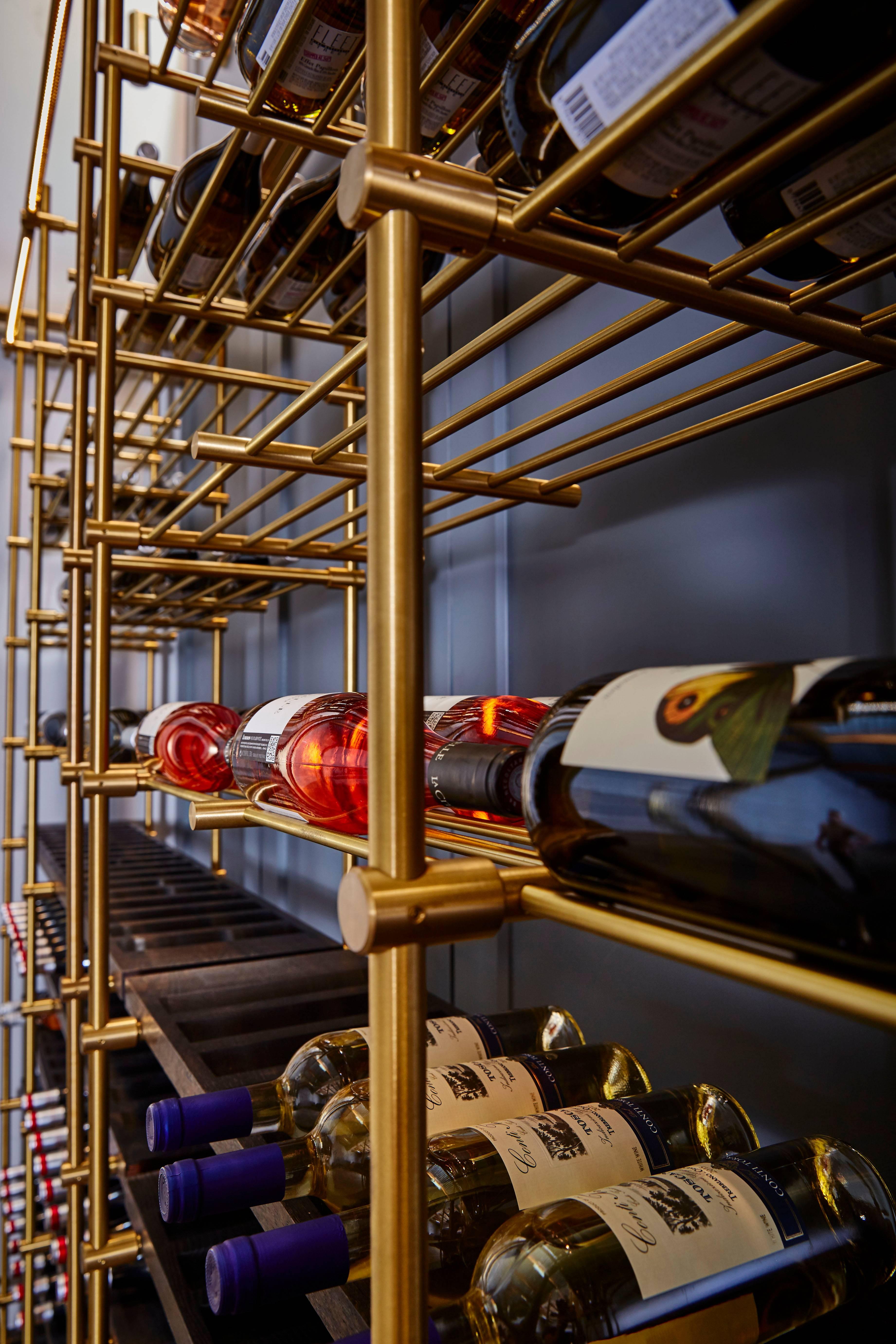 American Amuneal's Brass Wine Room For Sale