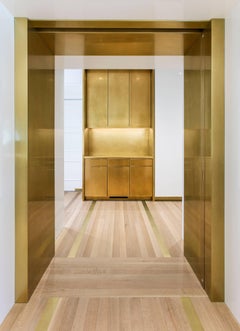 Armadietti per dispense in ottone di Amuneal