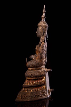 19th Century Seated Bronze Buddha