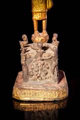 Second Half of the 19th Century Bronze Phra Malai Visiting Hell
