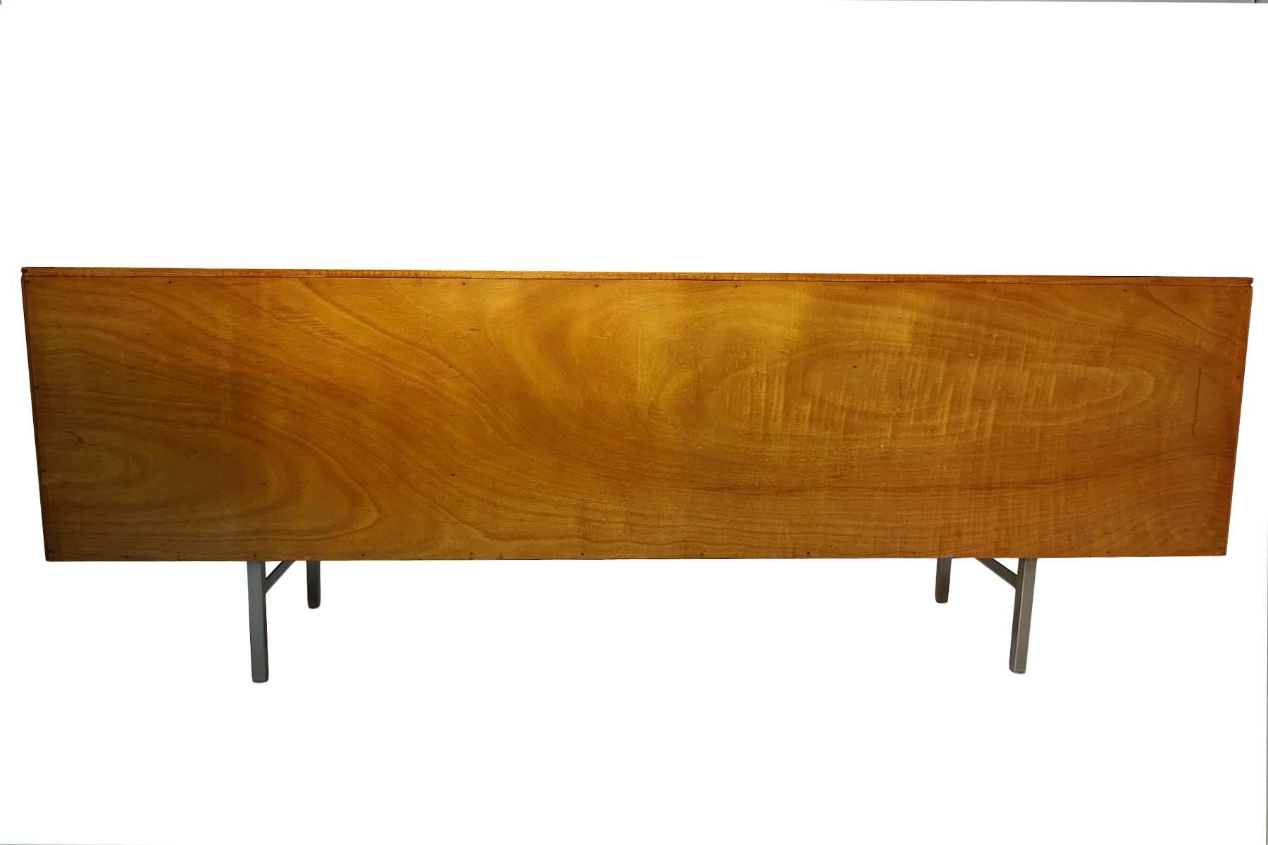 Stainless Steel Unique Mid-Century, 1960s Robert Heritage Sideboard or Credenza For Sale