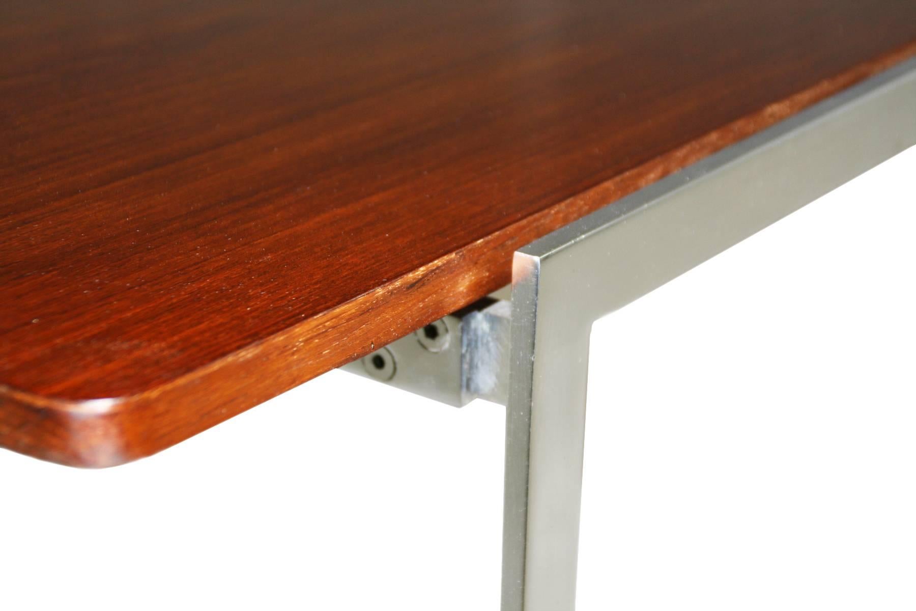 Polished Rare 1950s Arne Jacobsen 3501 Coffee Table for Fritz Hansen For Sale