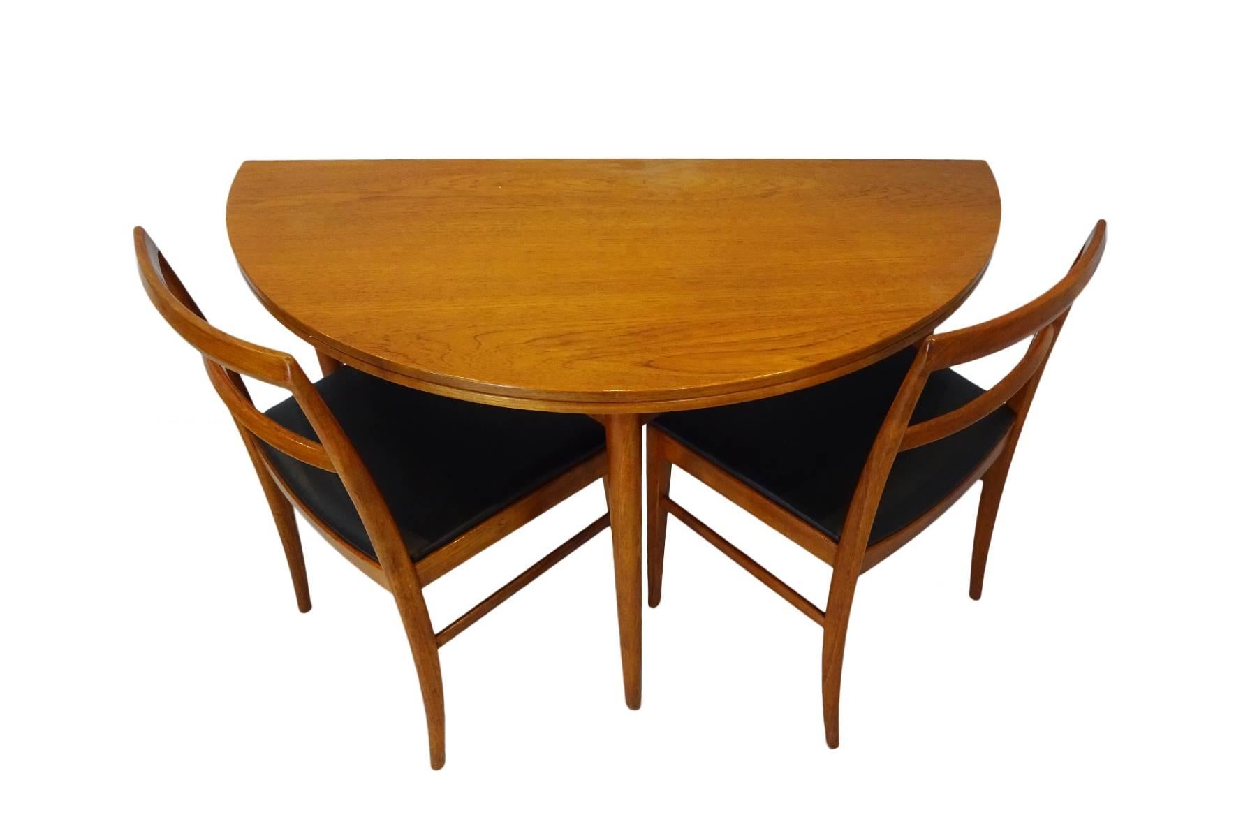 1956 Poul M. Volther Drop-Leaf Midcentury Dining/Console Table for Frem Røjle For Sale 2