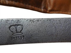 1870s British Royal RW Winfield Leather and Steel Campaign ‘Rocking Chair’