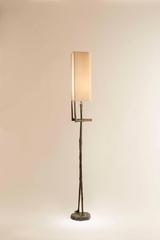 Echassier Floor Lamp, Signed, Design Felix Agostini, Made of Bronze