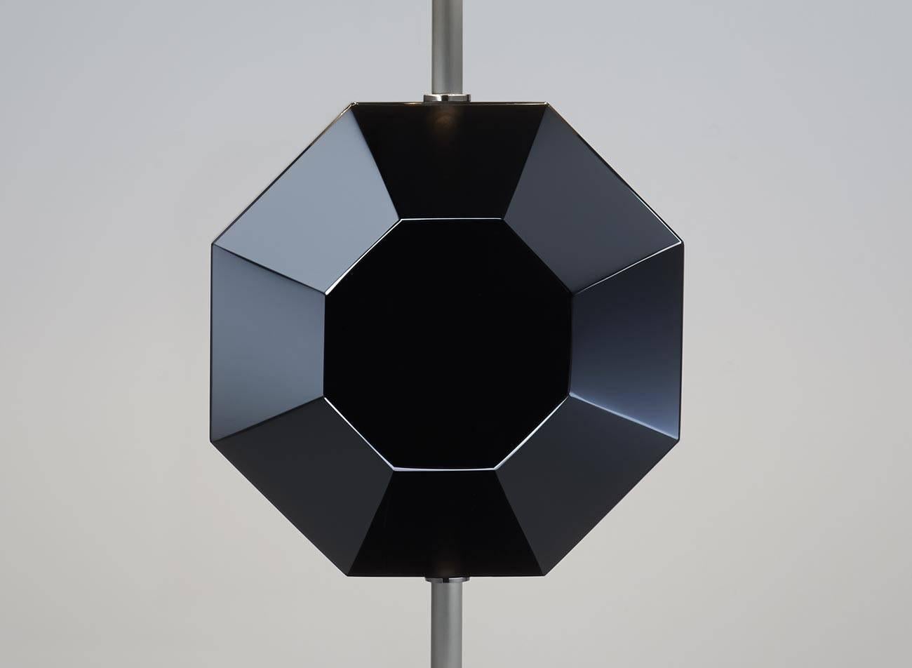 Octagonal table lamp, prototype
Made by Charles Paris
Made of brass and Armenian stone.
   