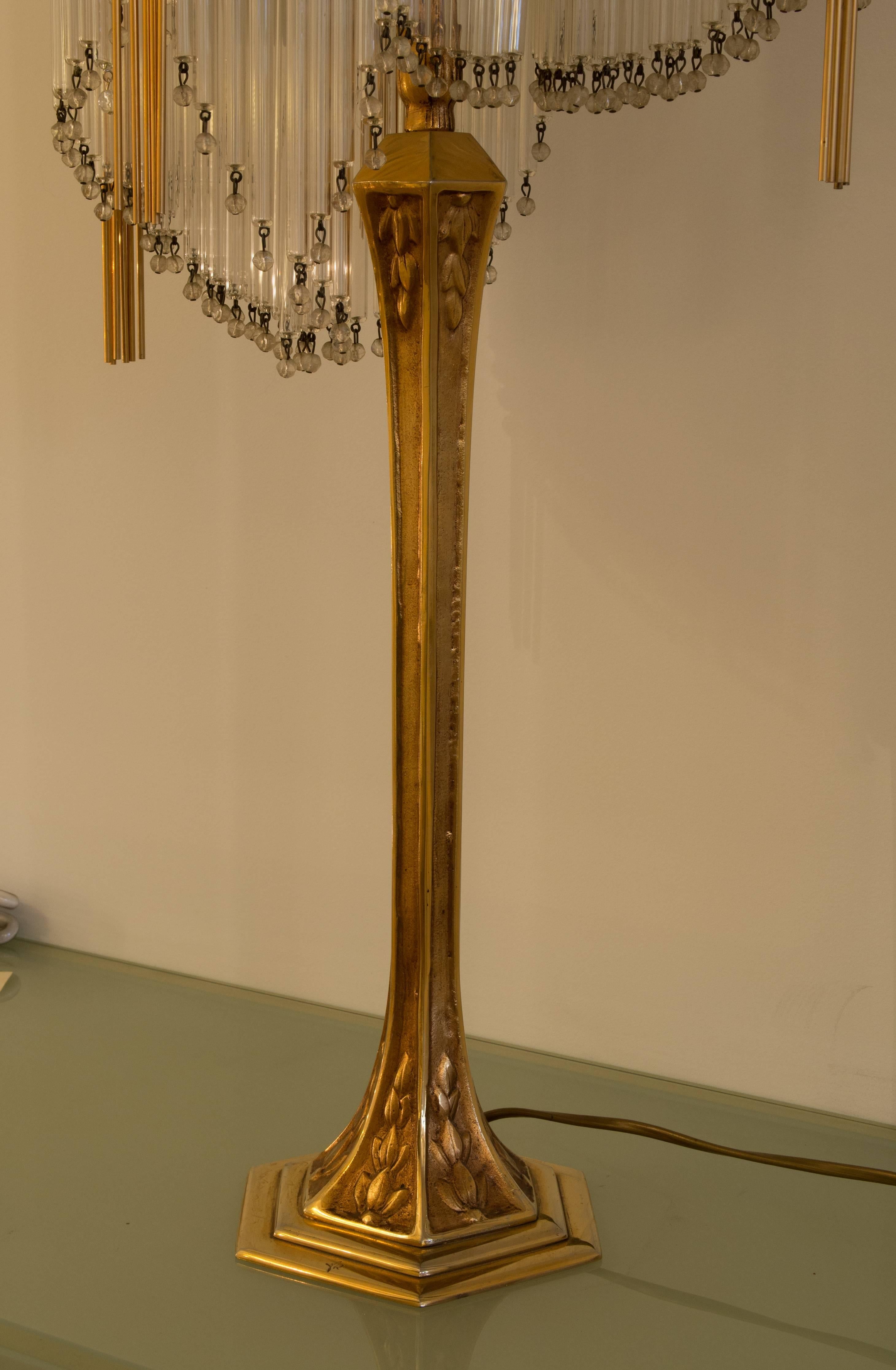 French Art Nouveau Guimard's Lamp