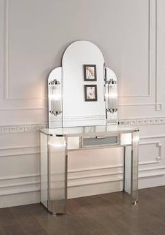 Art Deco Dressing Table and Mirror