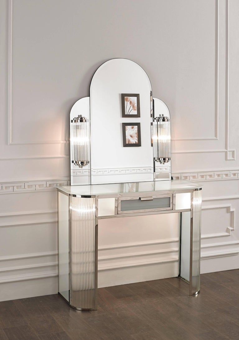 Art Deco Dressing Table and Mirror For Sale at 1stDibs art deco